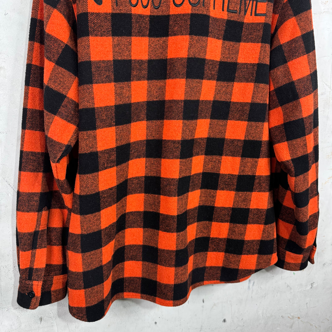 Supreme Buffalo Plaid Embroidered Flannel