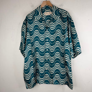Marni Blue Wavy Shirt