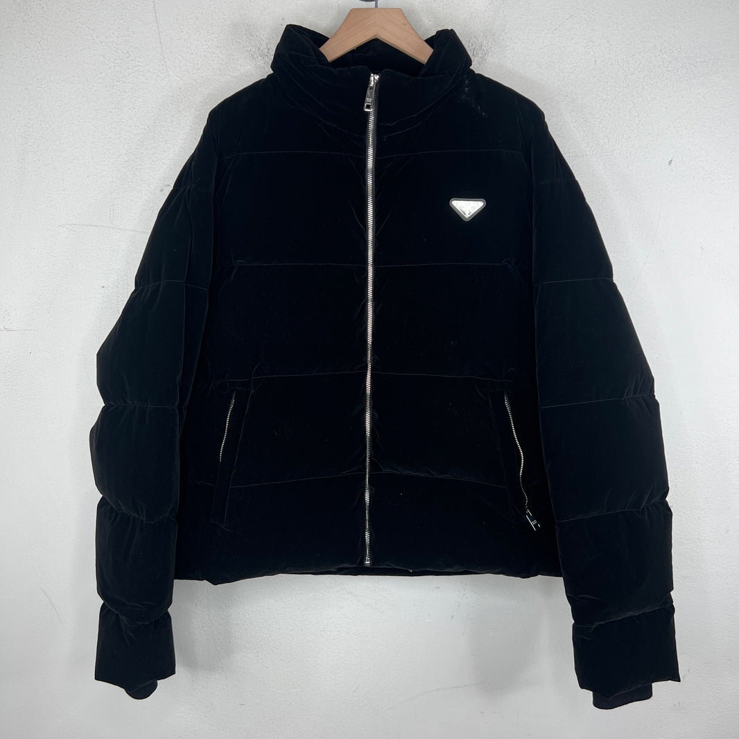 Prada Velvet Puffer Jacket
