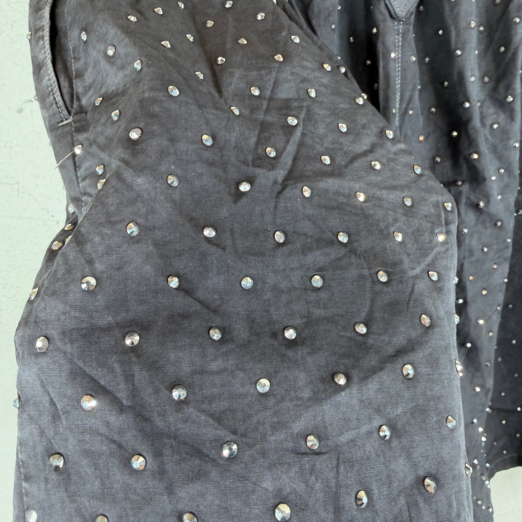 Prada Crystal Studded Shorts