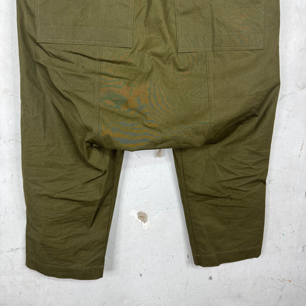 Rick Owens Sisyphus Dirty Green Capris