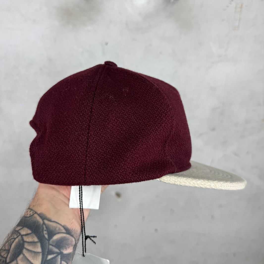 Celine Chenille "C" Wool Baseball Hat