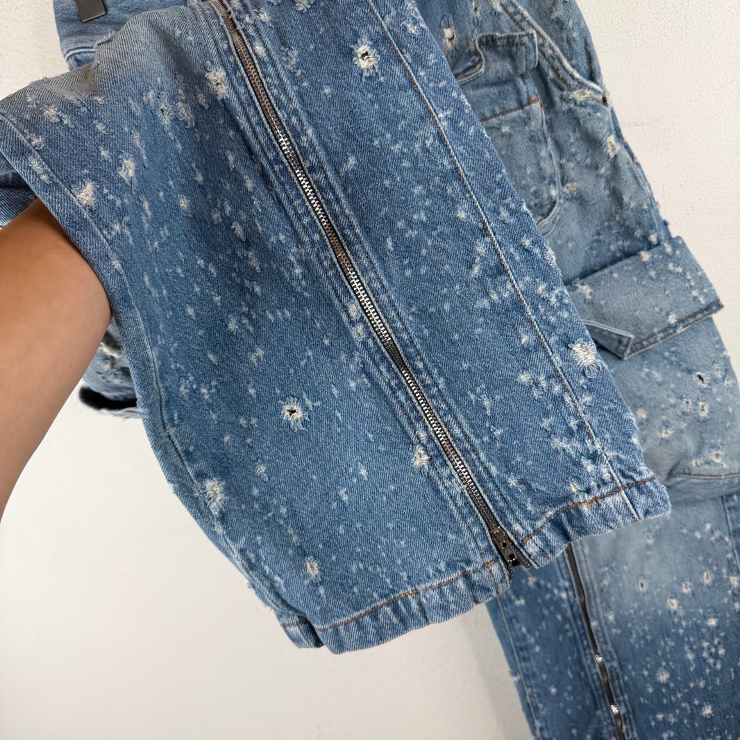 Acne Studios Distressed Double Cargo Pants