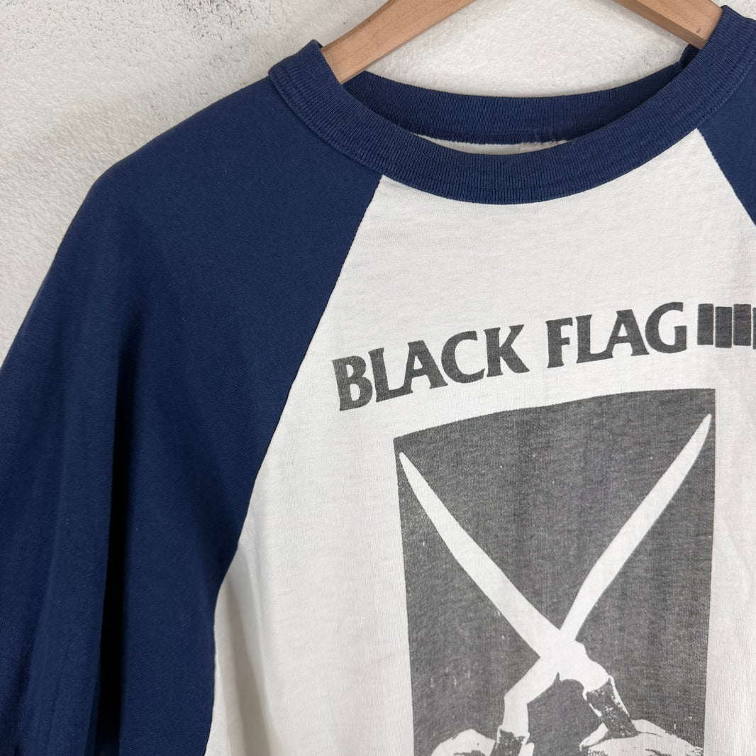 Vintage Black Flag L/S Raglan T-Shirt