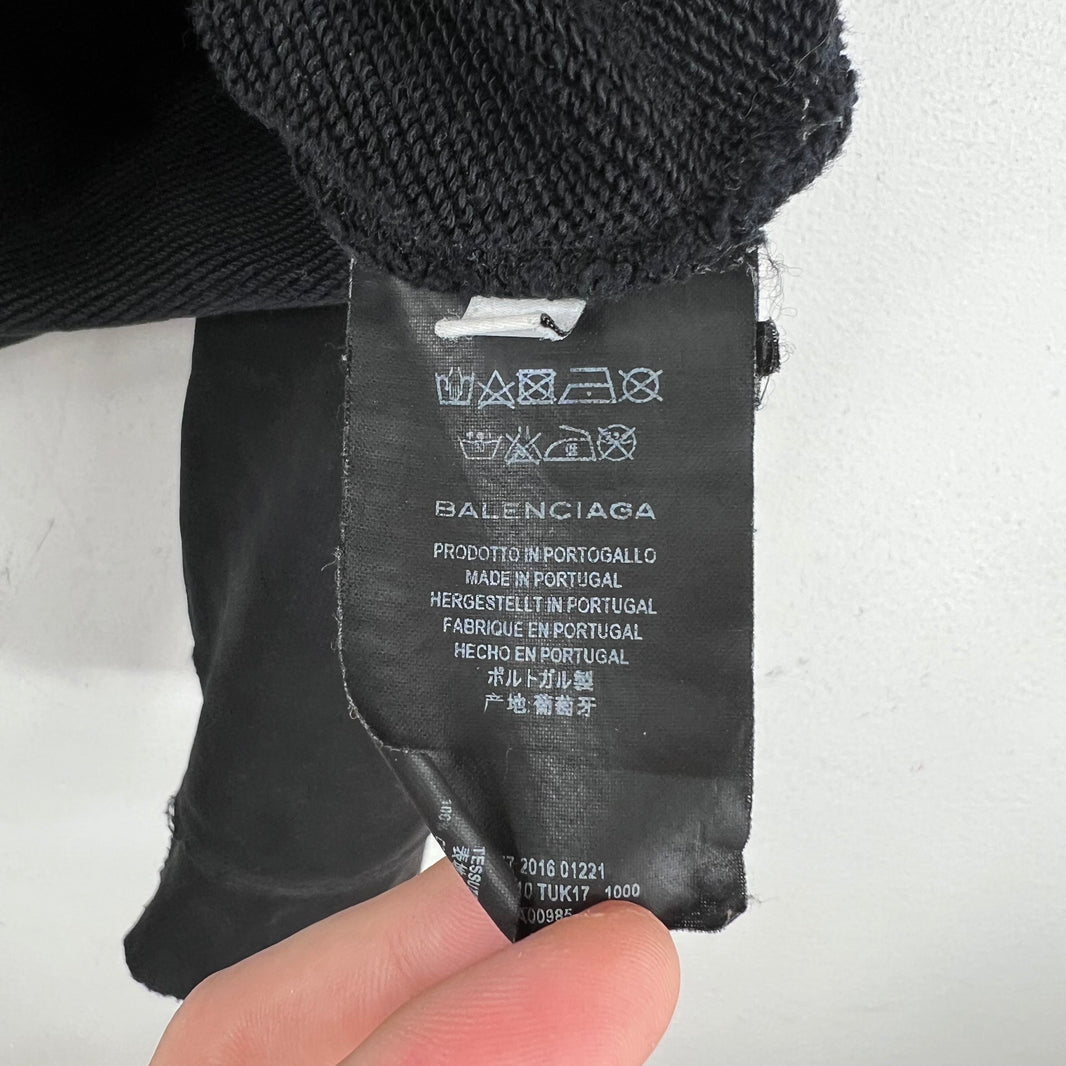Balenciaga Smoked Archetype Paris Hoodie