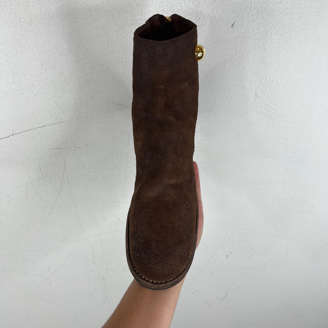 Guidi Undercover 966V_EYE Reverse Horse Leather Back Zip Boot