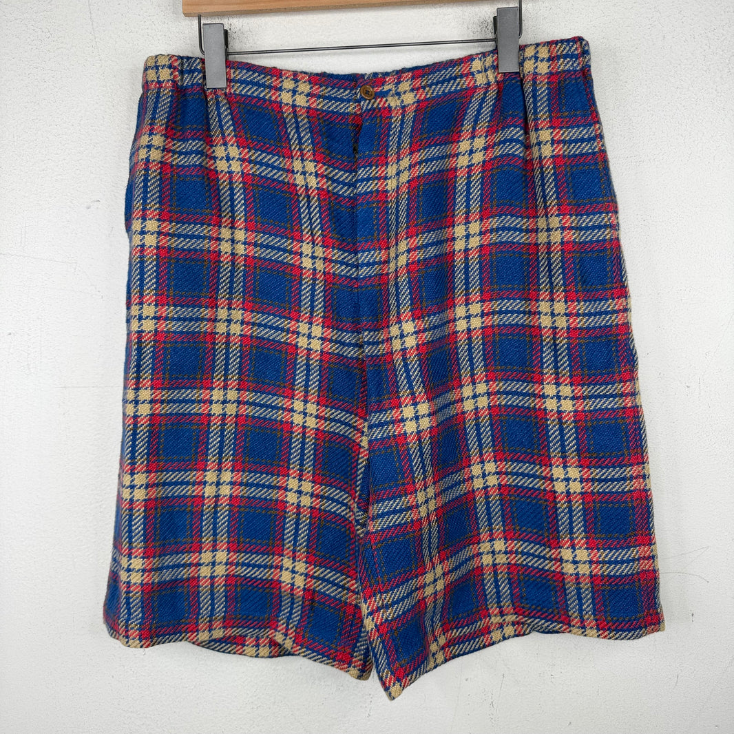 Gucci Plaid Long Shorts