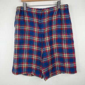 Gucci Plaid Long Shorts