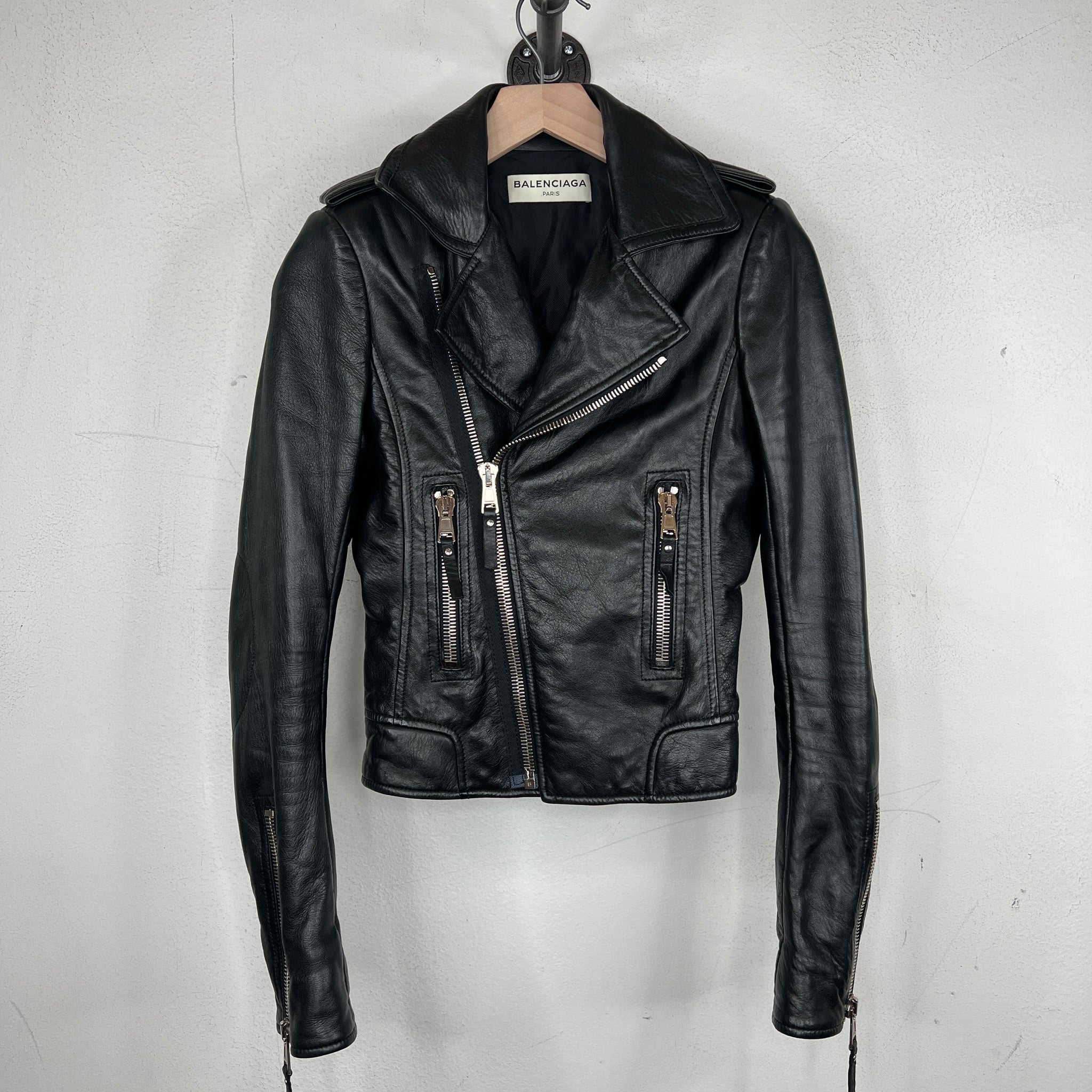 Balenciaga Black Perfecto Biker Jacket