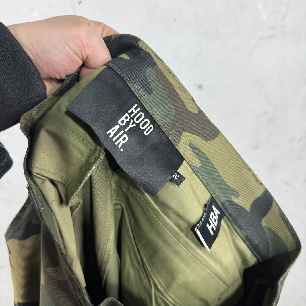 HBA Double-Waisted Camo Pants