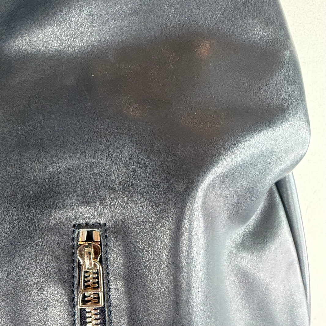 HBA 2014 Runway Lace Leather Backpack