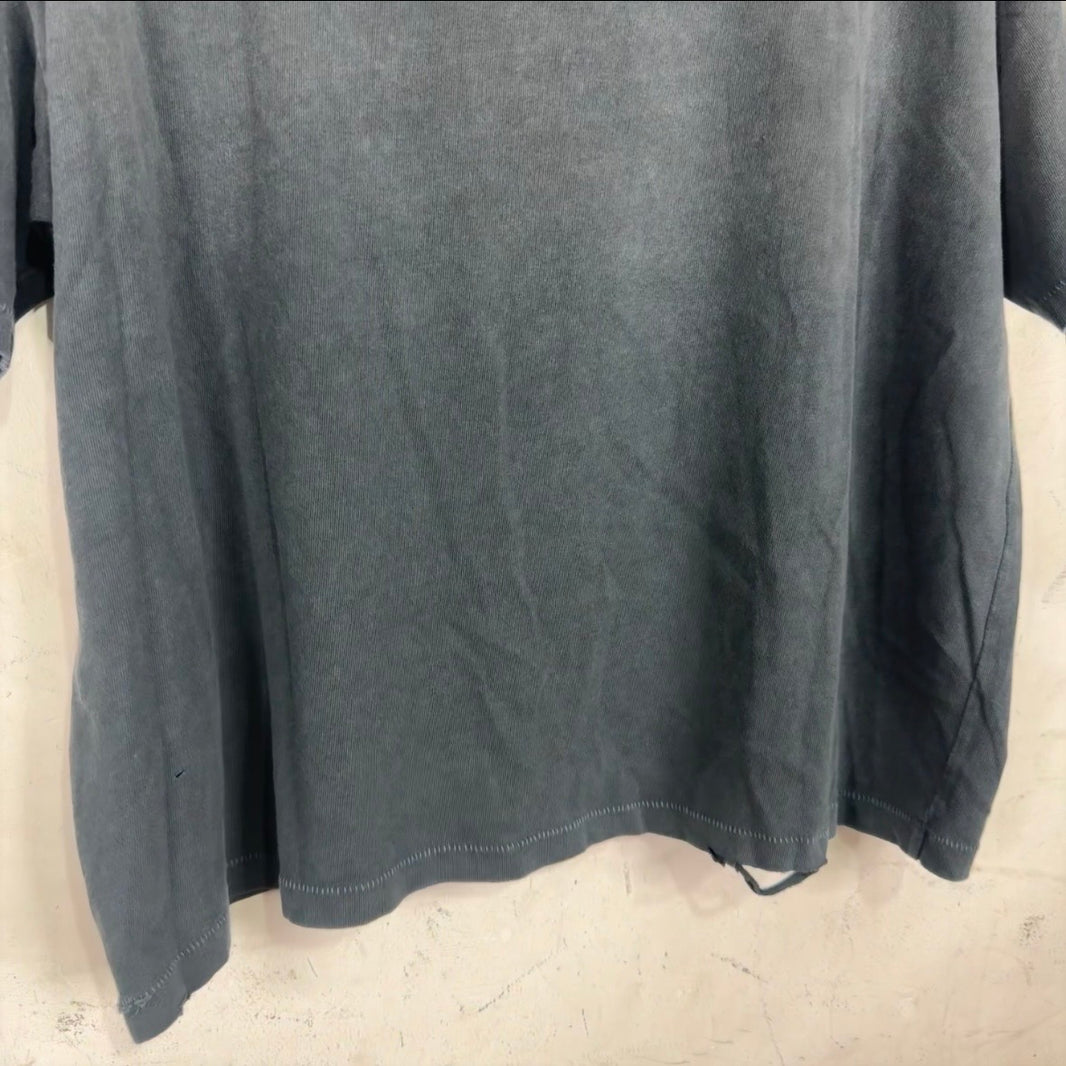 Paly Faded Black Ghost Pocket Logo T-Shirt