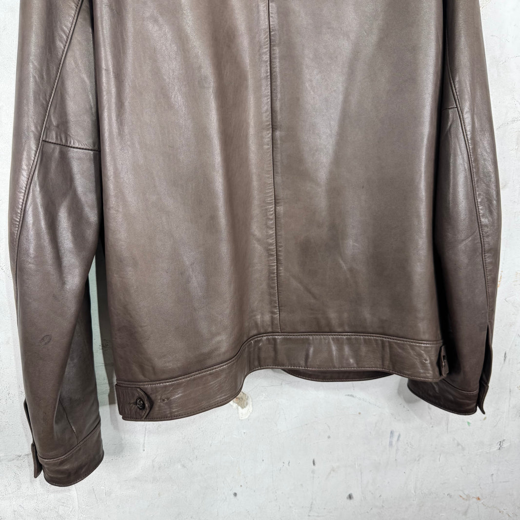 Ralph Lauren Leather Brown Jacket