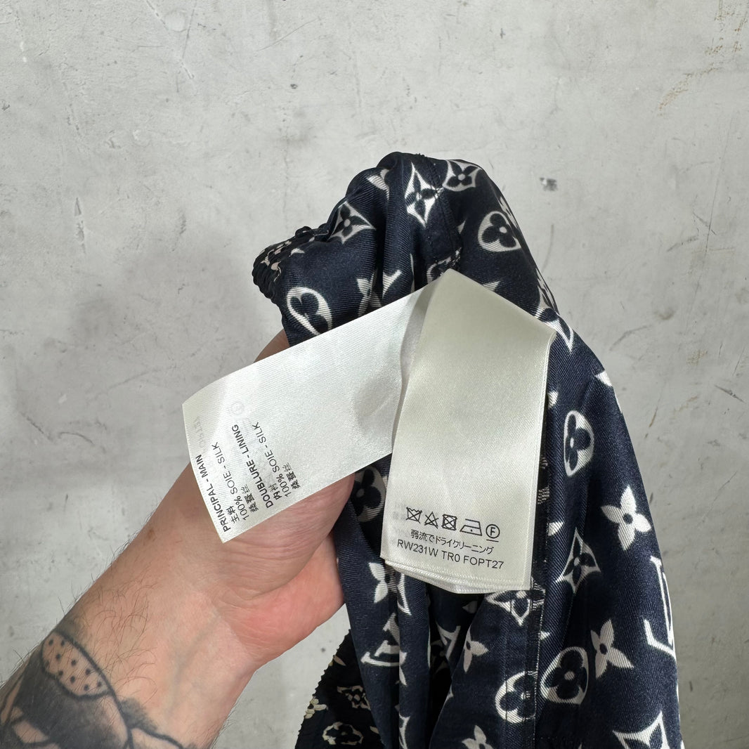 Louis Vuitton Silk Monogram Shorts