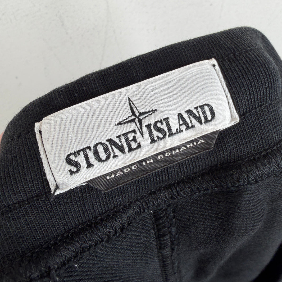 Stone Island Black Cargo Jogger Sweatpants