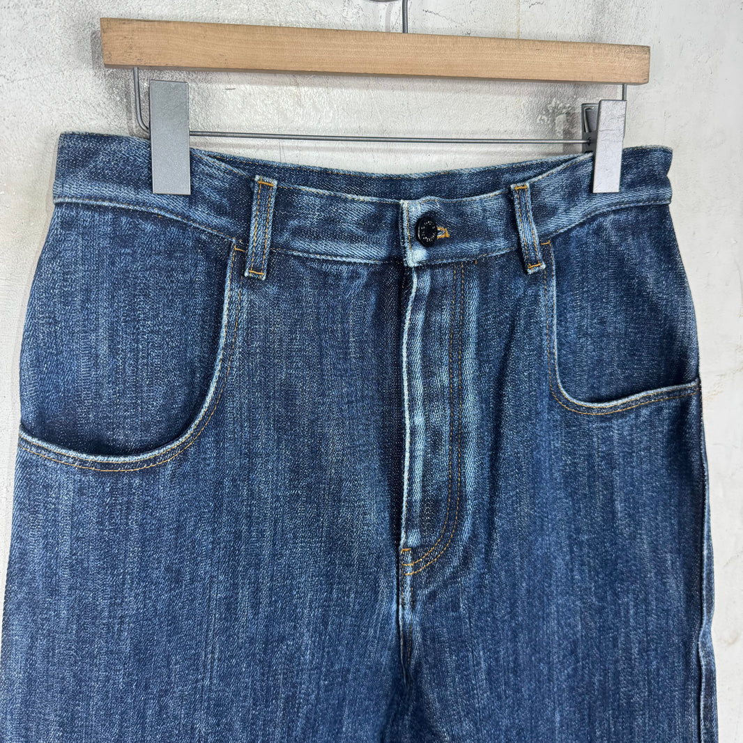 Louis Vuitton Sample Heavy Dark Jeans