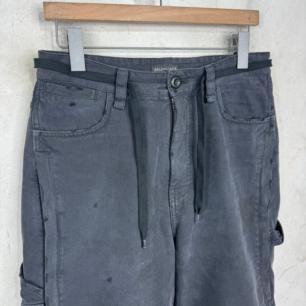 Balenciaga Cargo Pocket Work Pants