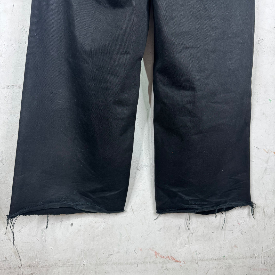Balenciaga Distressed Boxer Baggy Jeans