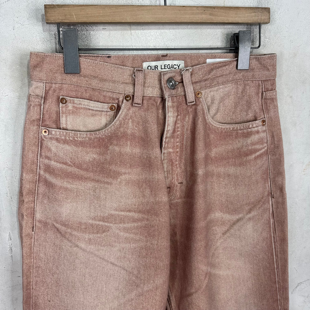 Our Legacy Pink Third Cut Jeans