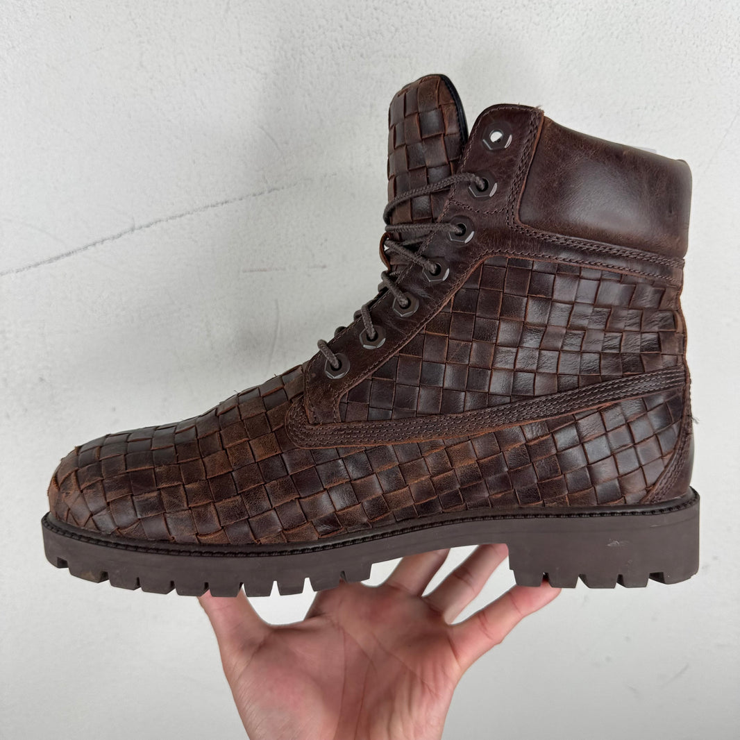 Timberland Brown Woven 6 Inch Boots