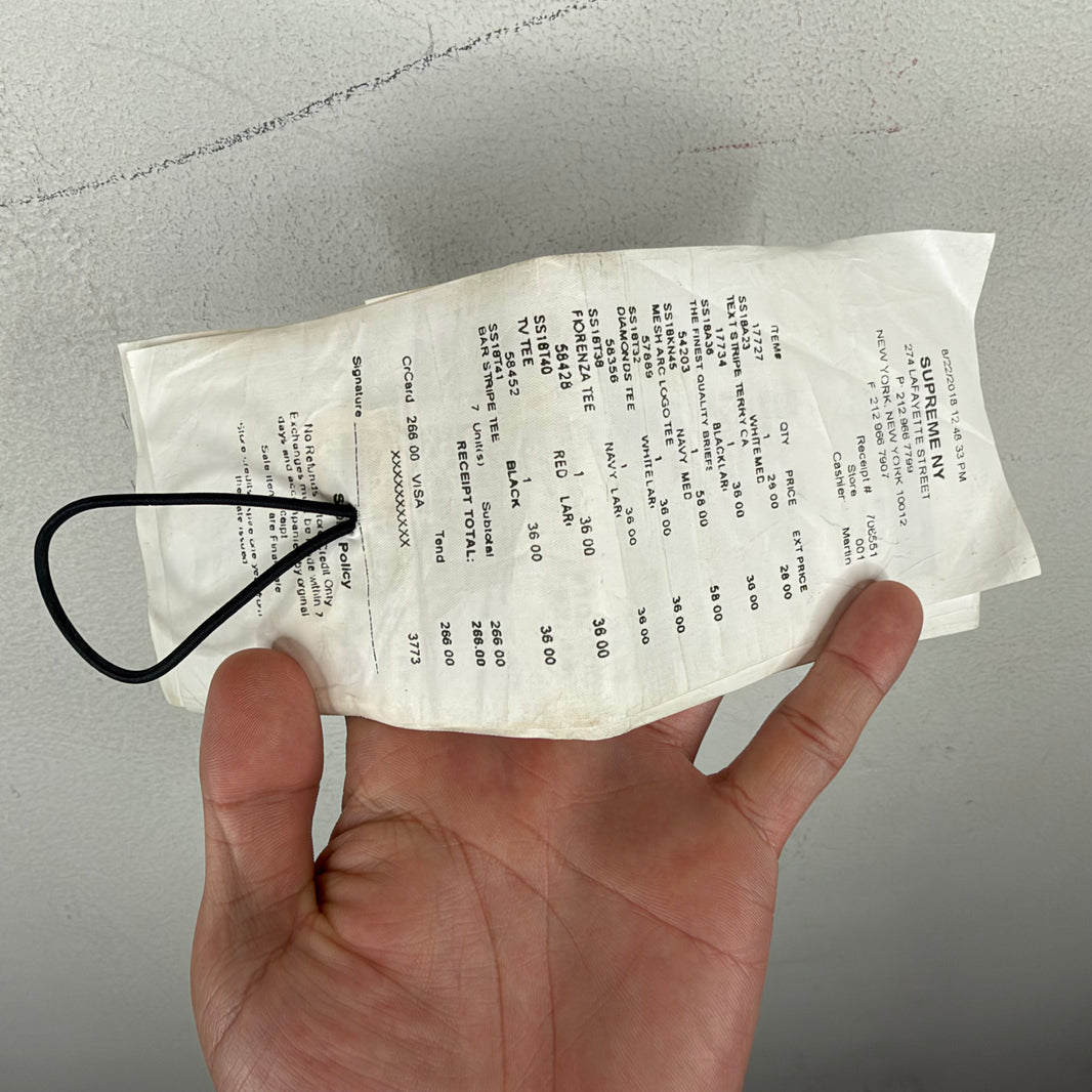 Supreme MM6 Receipt Wallet
