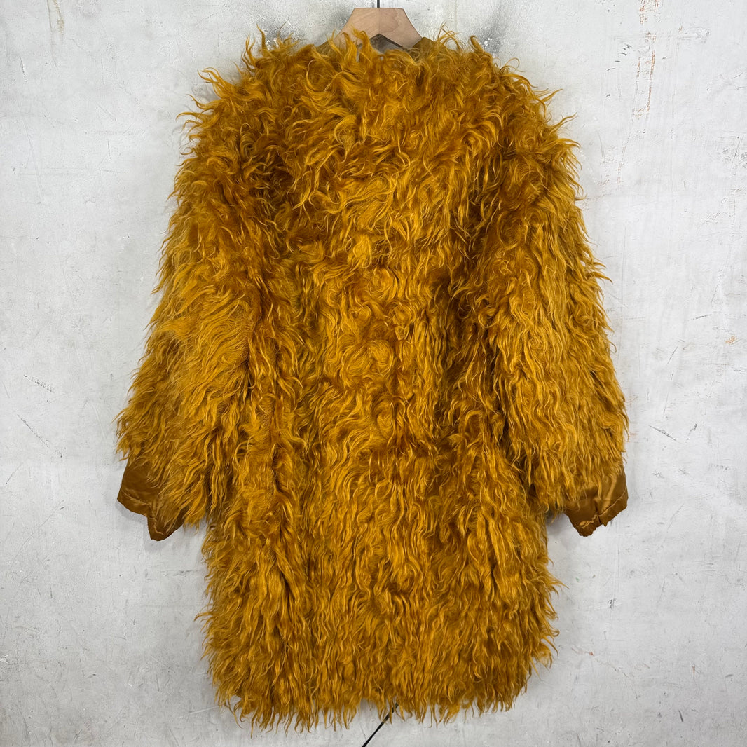 Bottega Veneta Fur/Satin Shag Jacket