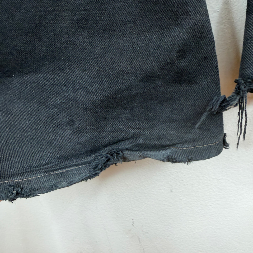 Balenciaga Italian Distressed Boot Cut Jeans
