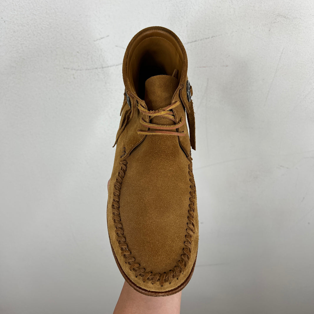 Saint Laurent Suede Concho Moccasin Boots