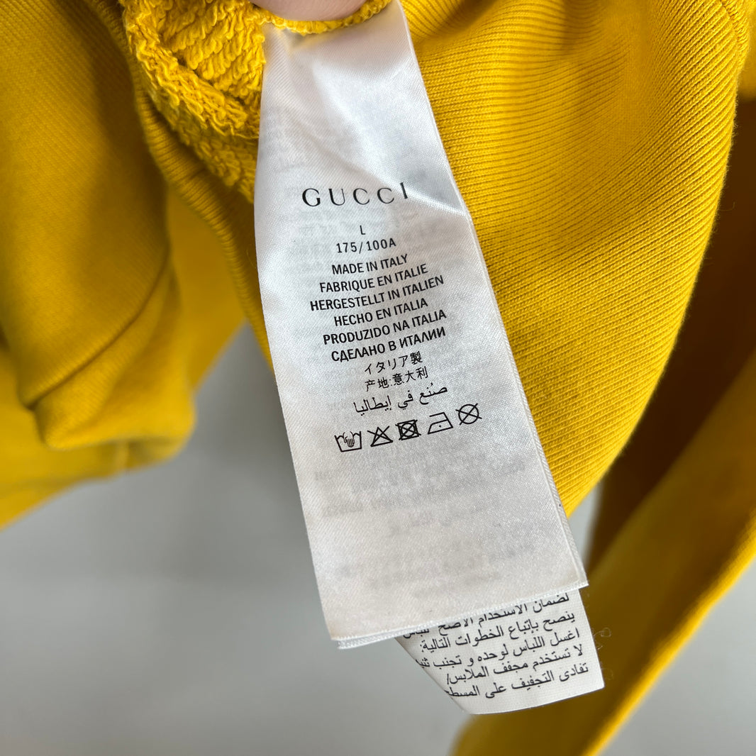 Gucci Yellow Cat Sweater
