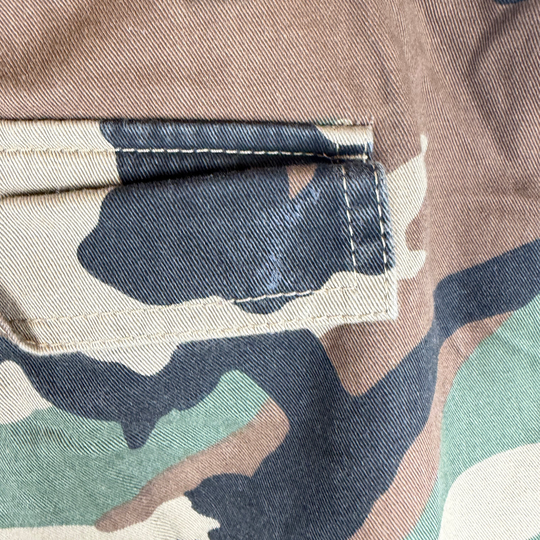 Celine Adjustable Camo Cargo Pants