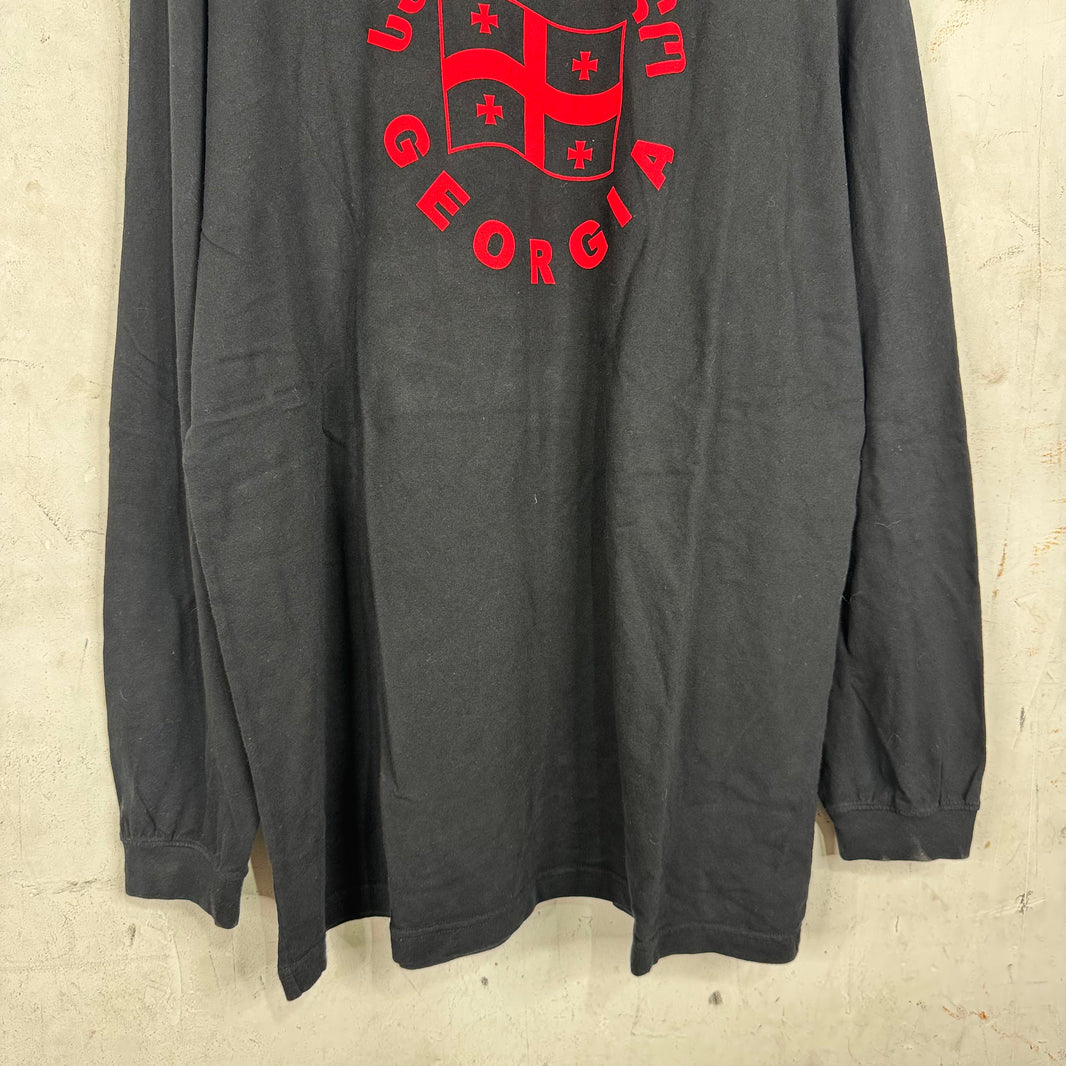 Vetements Georgia Logo Mockneck L/S T-Shirt