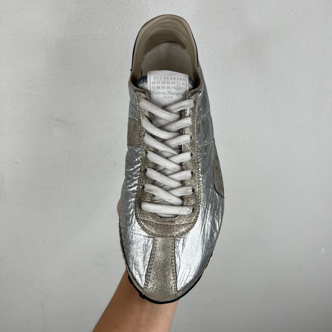 Margiela Silver Sprinter Sneakers