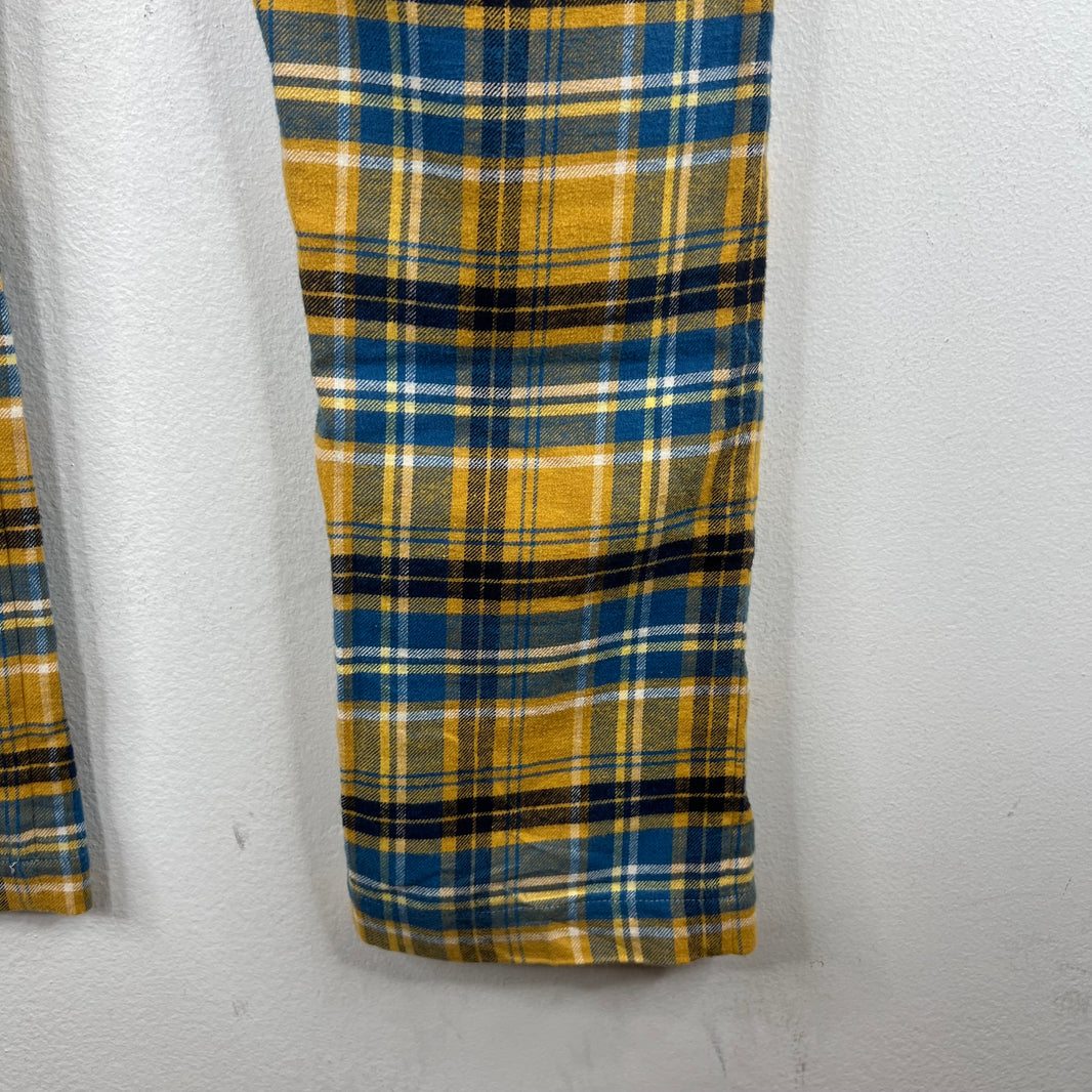 Rick Owens Acid Plaid Drop Crotch Pants