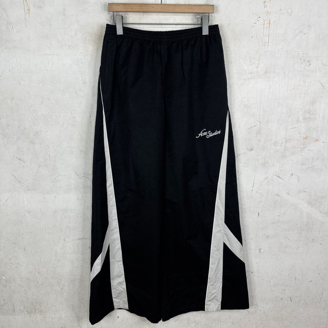 Acne Studios Wide Paneled Logo Track Pants