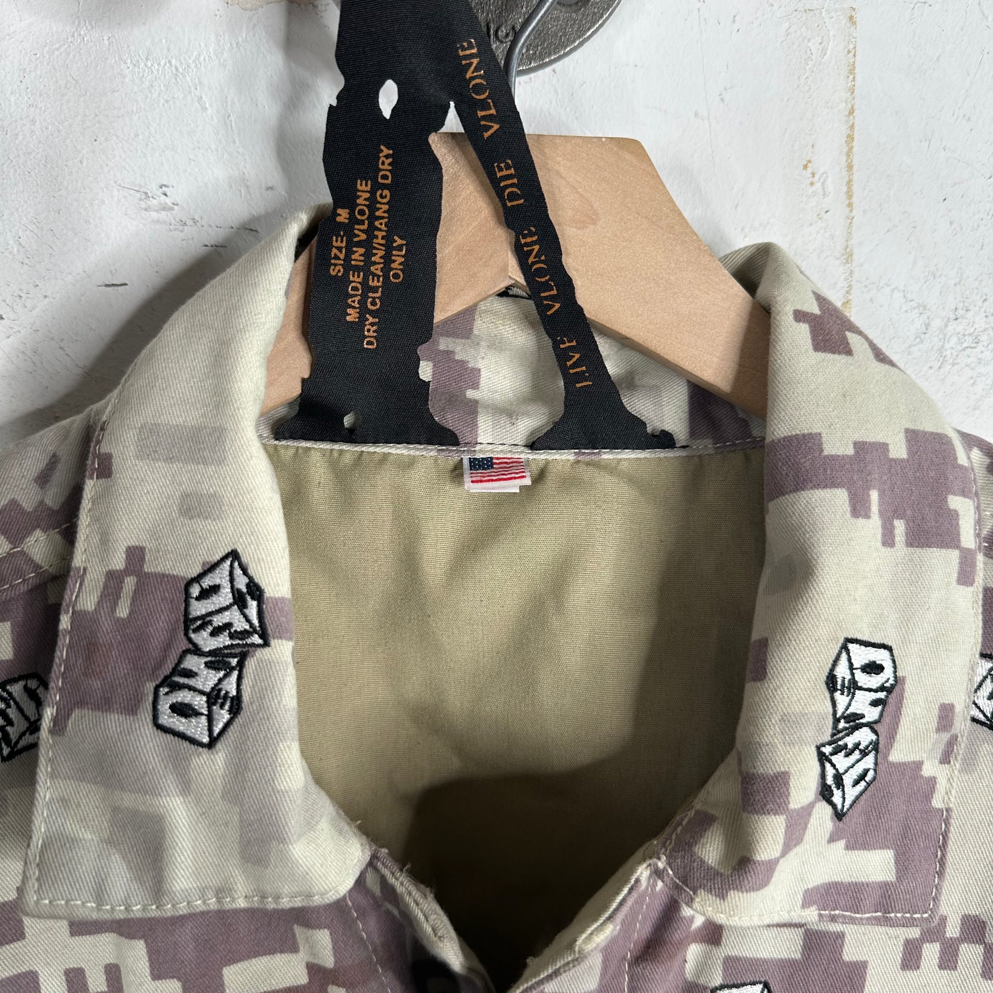 Vlone sales camo jacket