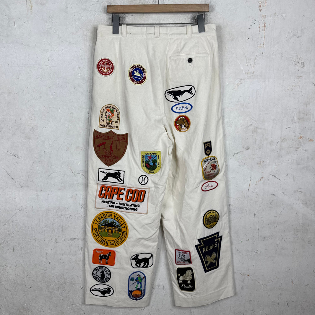 Bode Cambridge Patch Trousers