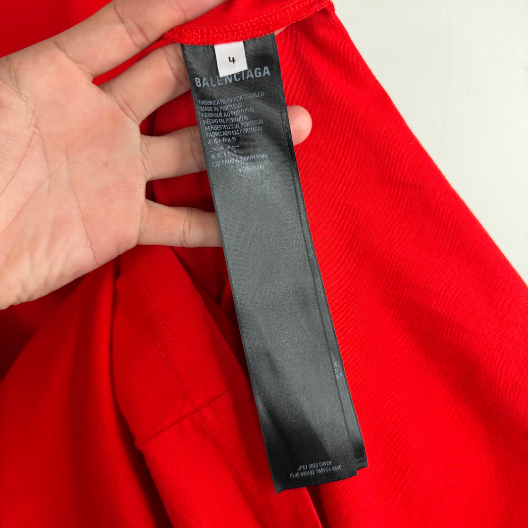 Balenciaga Sporty B Red T-Shirt