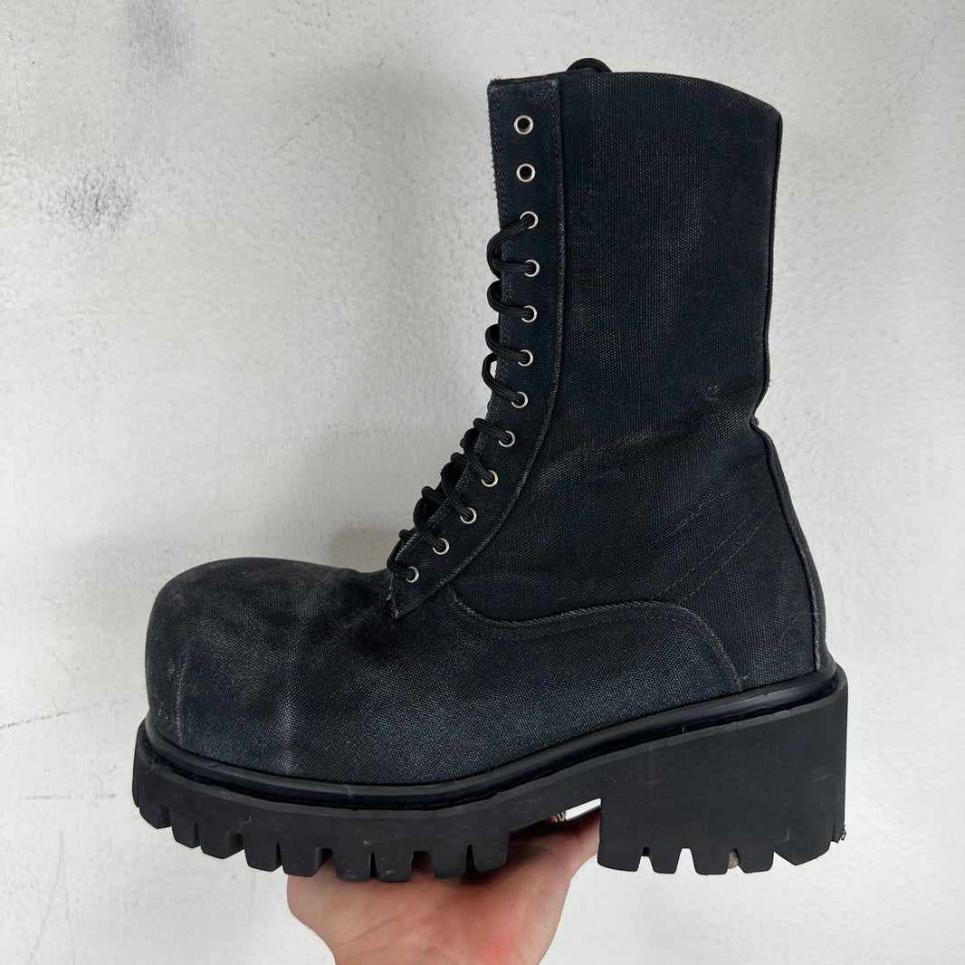 Balenciaga Canvas Stomper Boots