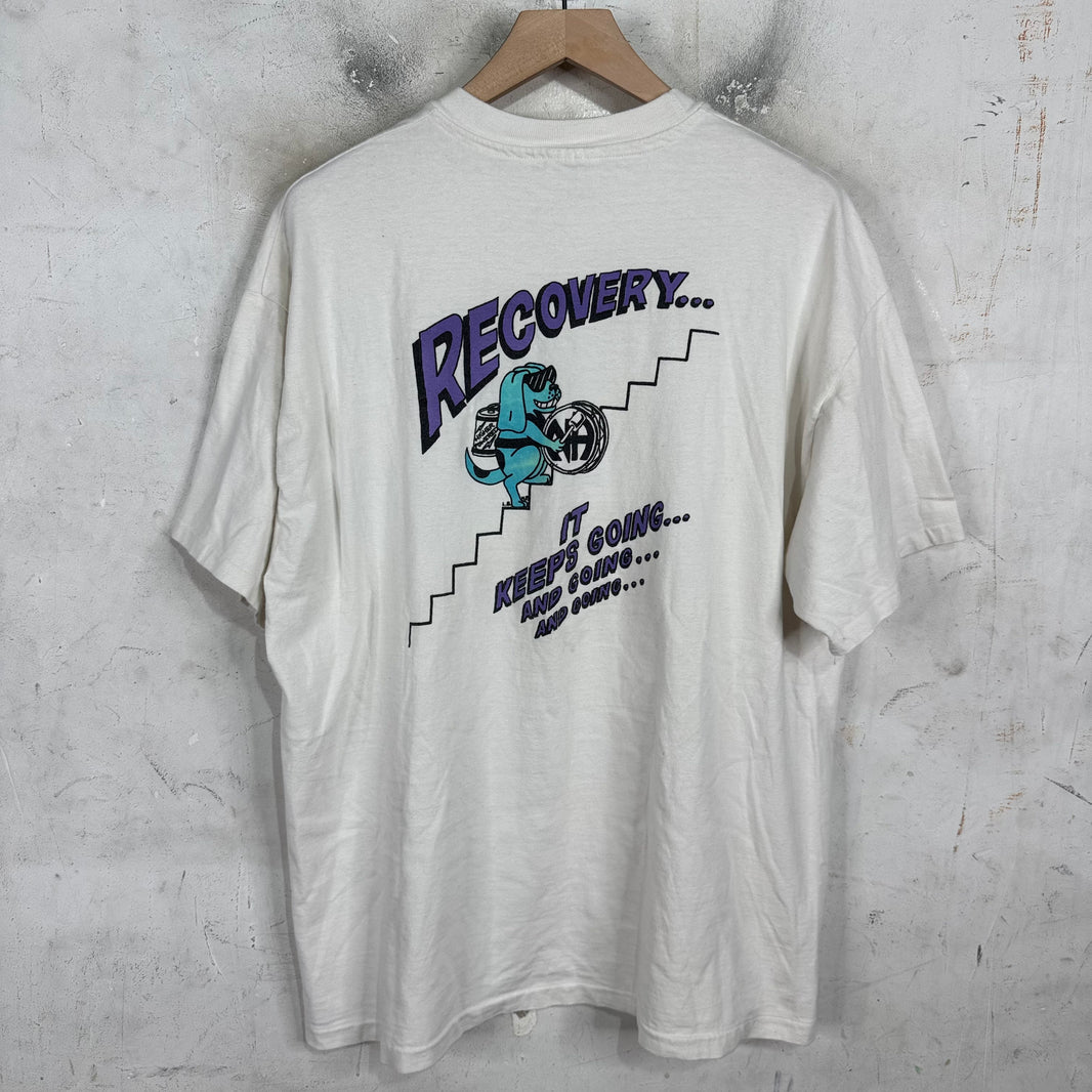 Vintage Narcotics Anonymous Stairs Recovery T-Shirt