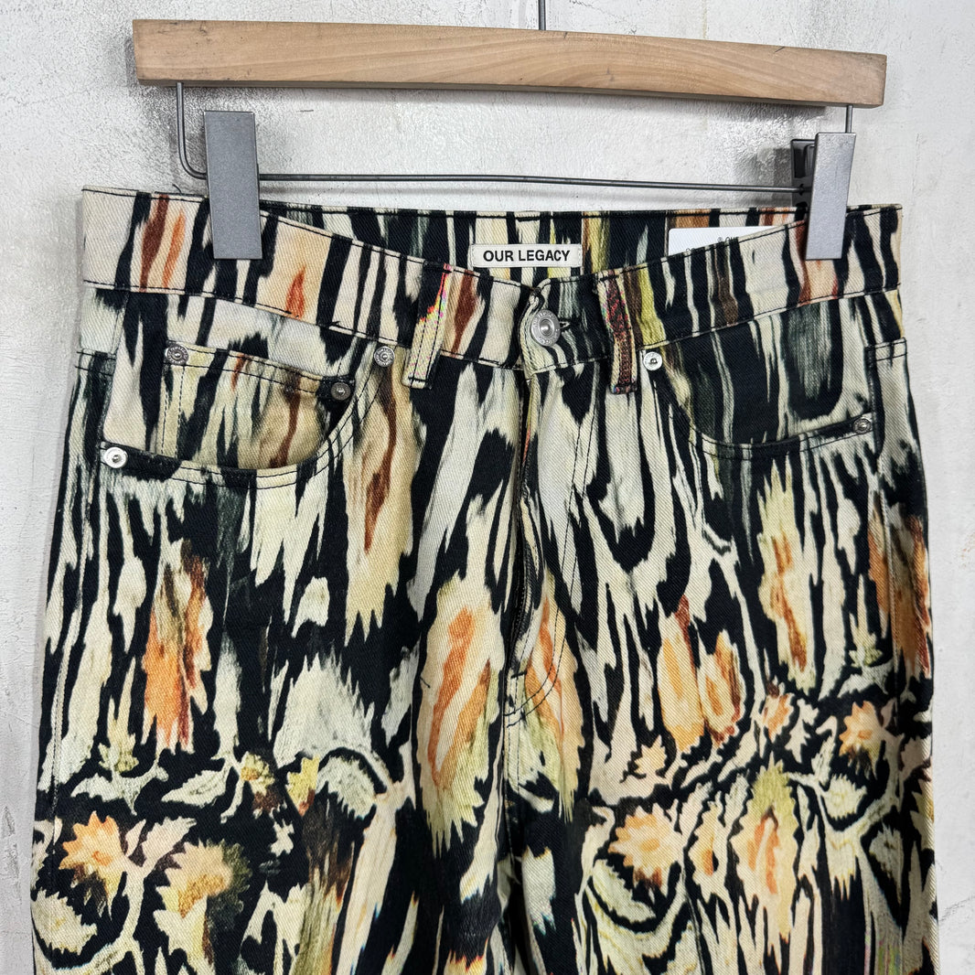 Our Legacy Third Cut Printed Pattern Jeans