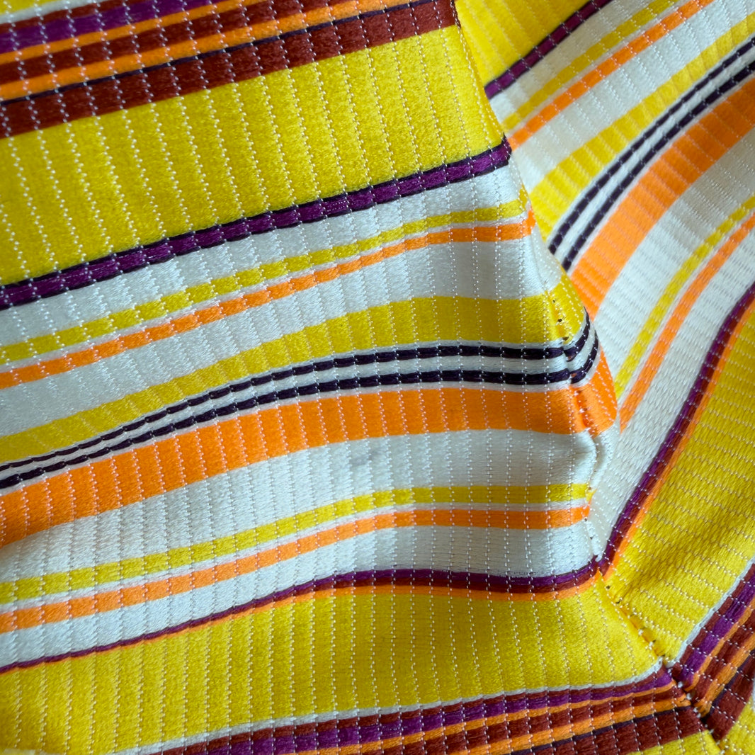 CDG Homme Plus Striped Elastic Panel Shorts