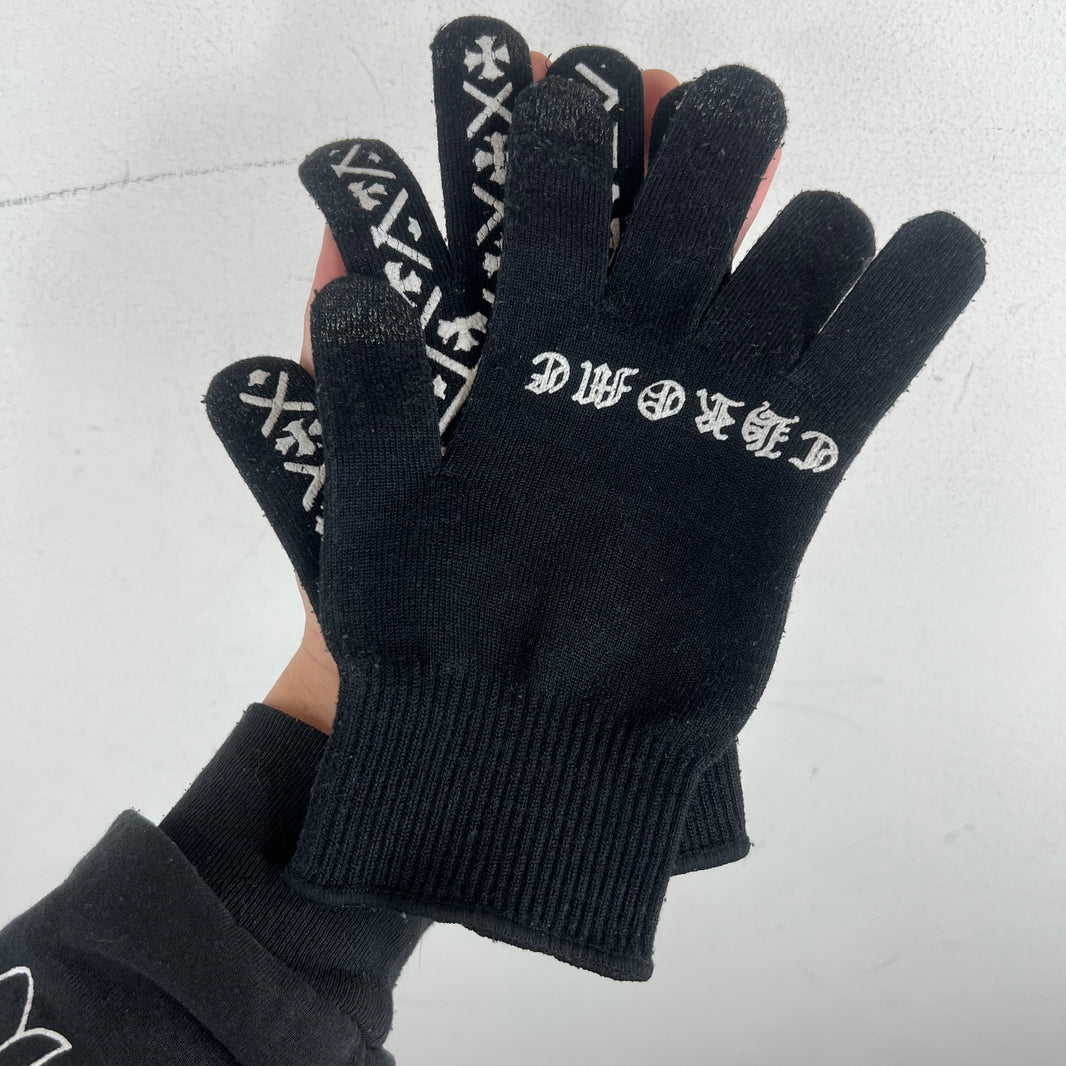 Chrome Hearts Black Work Gloves