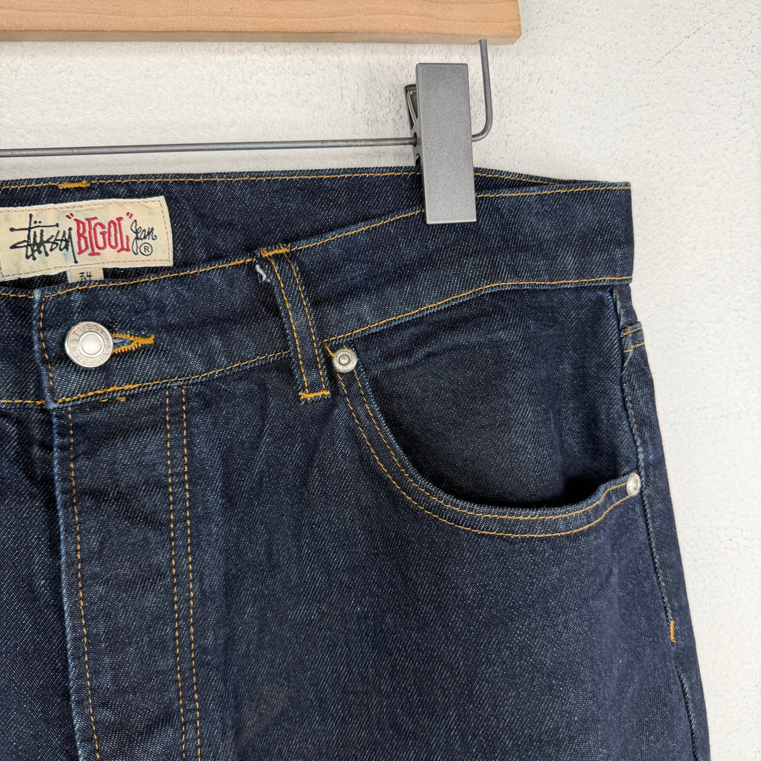 Stussy Raw Wash Big Ol' Jeans