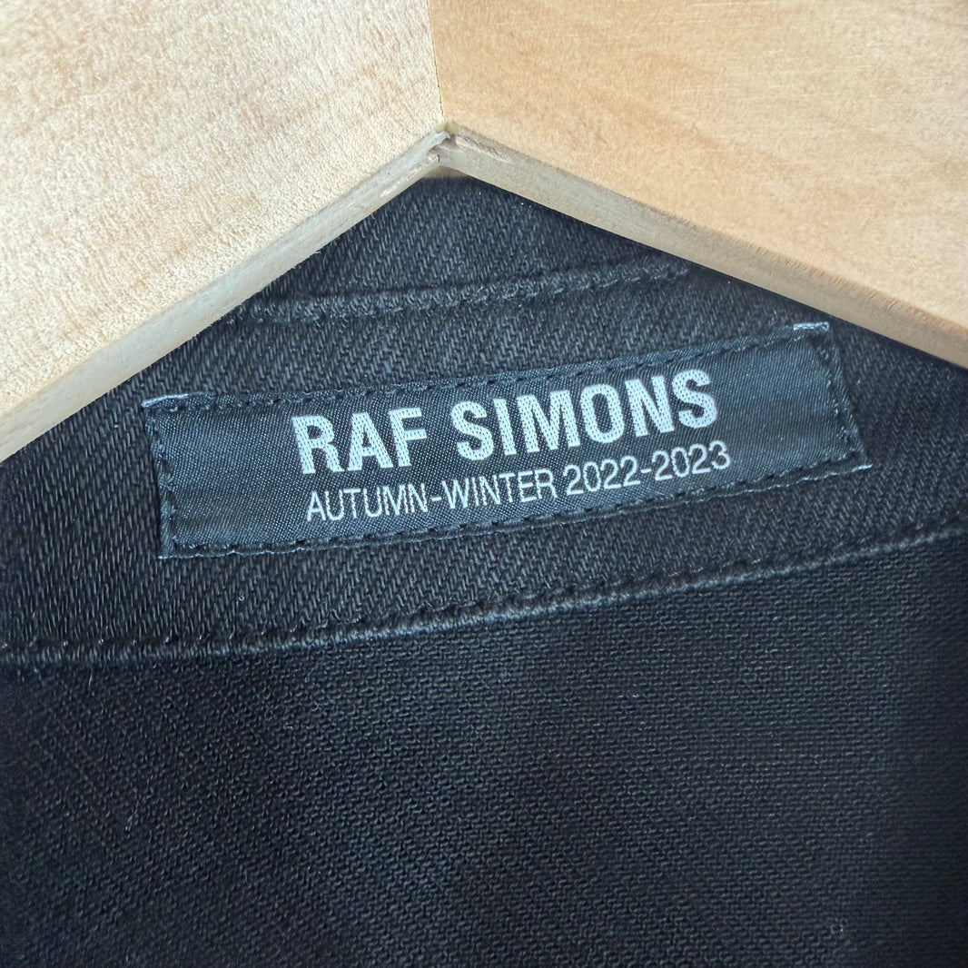 Raf Simons RS Black Denim Overshirt