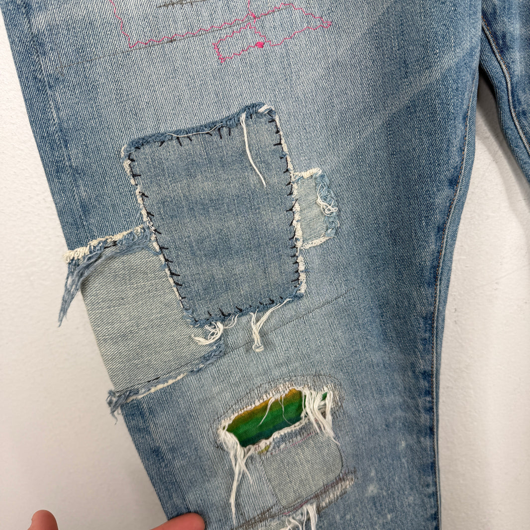 Polo Ralph Lauren Sullivan Slim Distressed Jeans