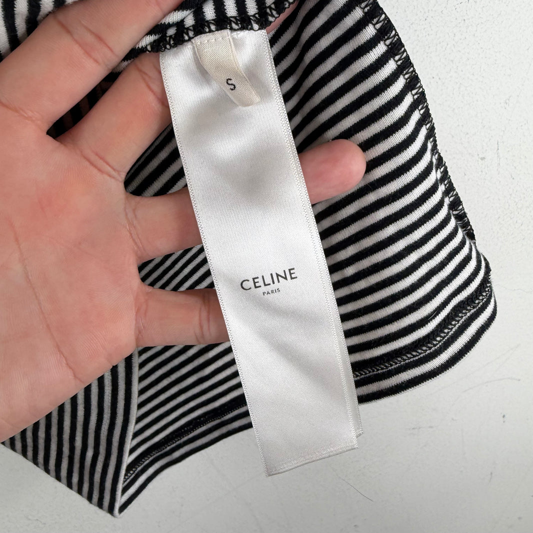Celine Striped Raglan T-Shirt