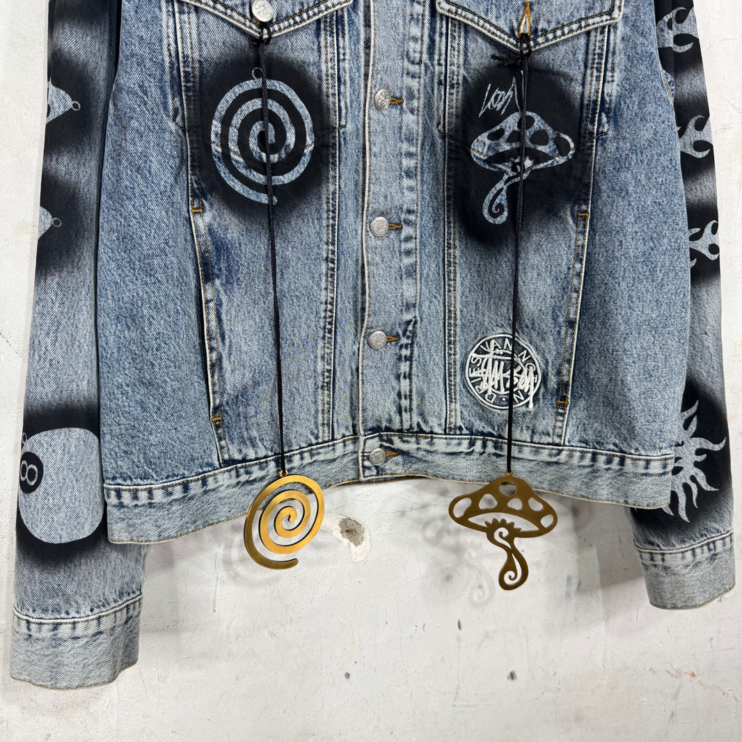 Stussy x Dries Van Noten Stencil Denim Jacket