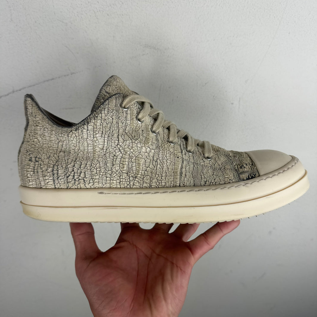 DRKSHDW Cracked Leather Ramone Low Sneakers