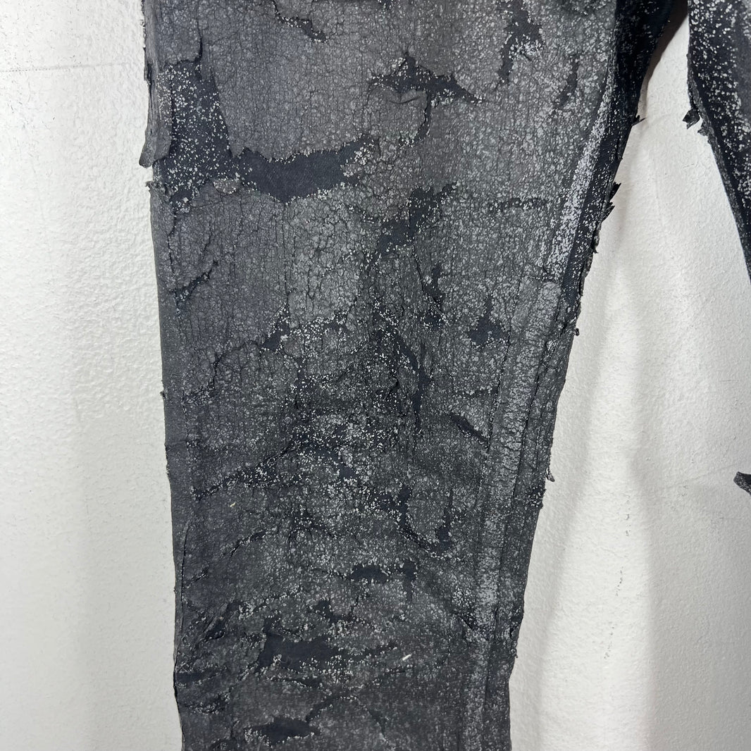 Givenchy Cracked Denim Jeans