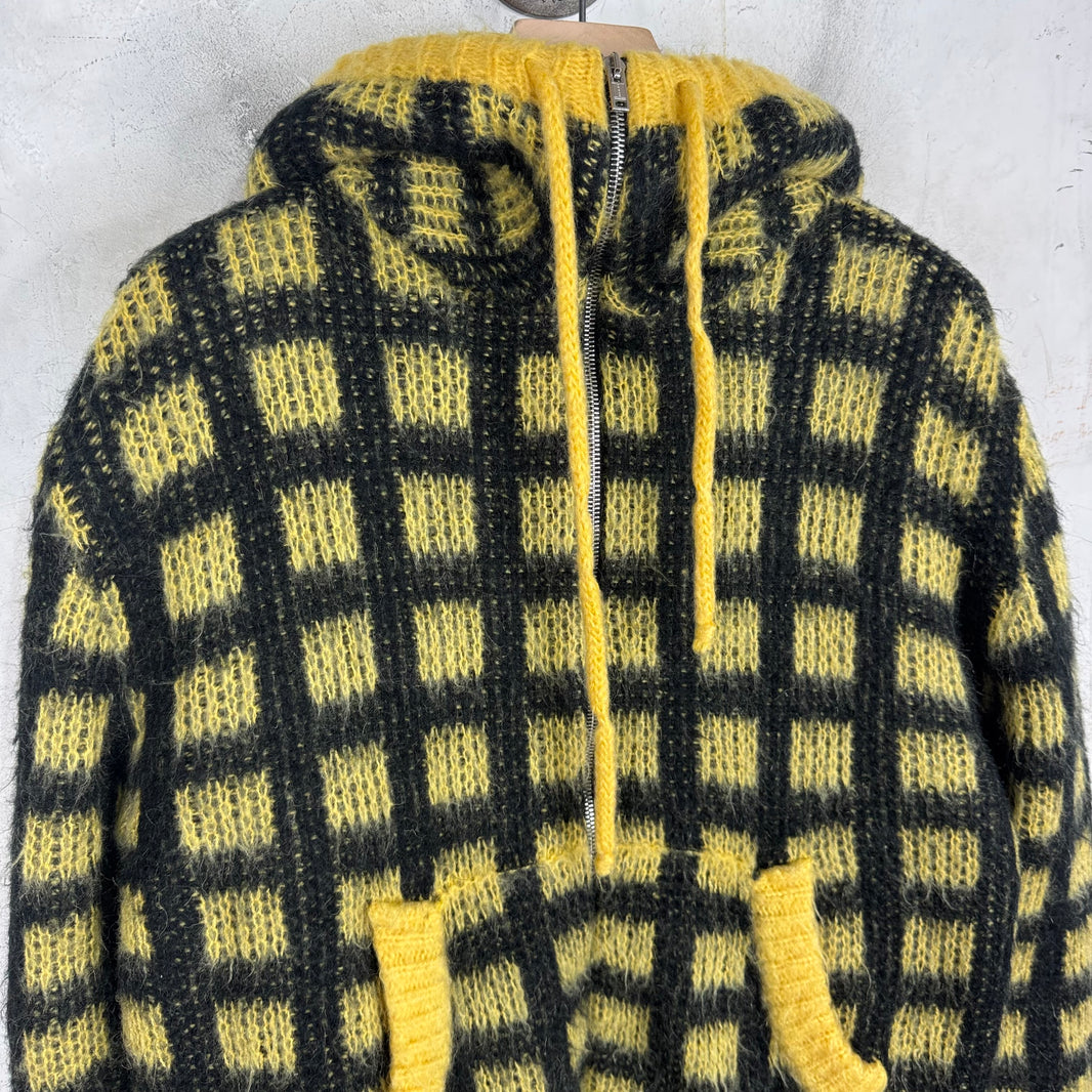 Marni Fuzzy Wuzzy Zip Up Hoodie